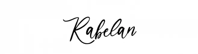 Rabelan   免费字体下载