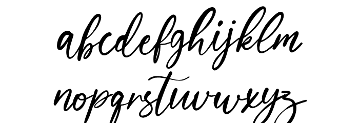 Rabelan Font LOWERCASE