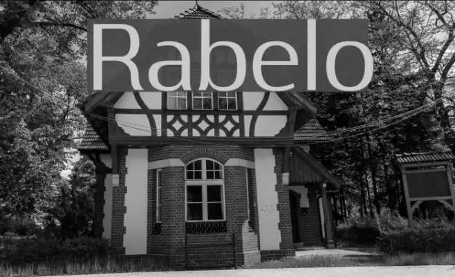 Rabelo Font examples