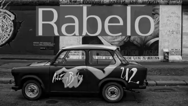 Rabelo Font examples