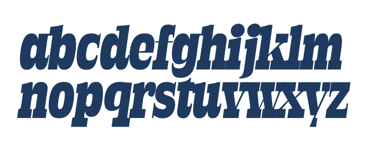 Rabento PERSONAL USE ONLY Black Italic Lowercase