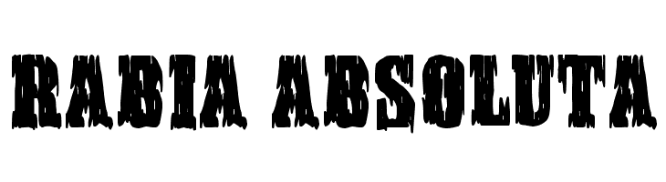Rabia Absoluta  Fuentes Gratis Descargar