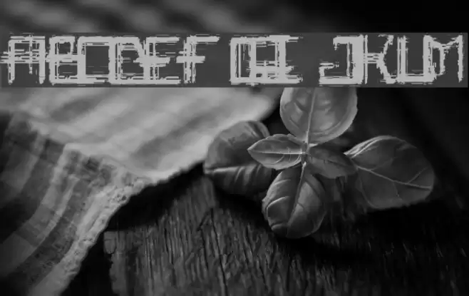 Rabid_Science フォント examples