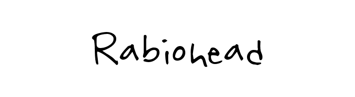 Rabiohead  Frei Schriftart Herunterladen