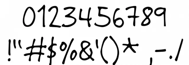 Rabiohead Font OTHER CHARS