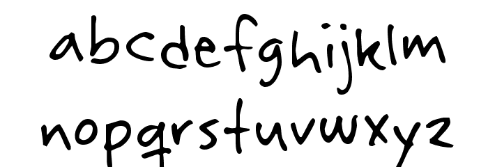 Rabiohead Font LOWERCASE