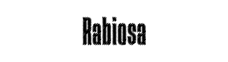 Rabiosa फ़ॉन्ट