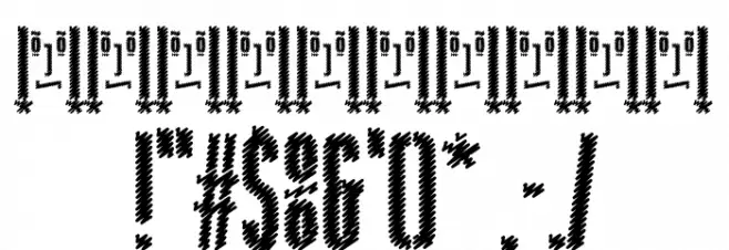 Rabiosa フォント その他の文字