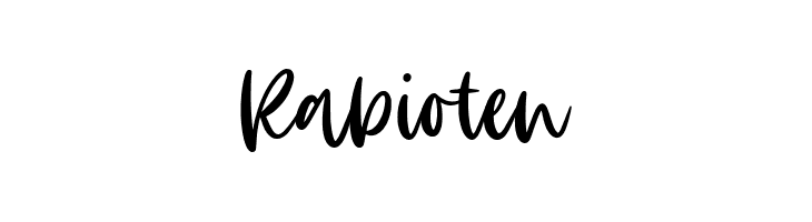 Rabioten Free Fonts Download