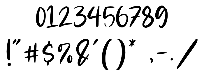 Rabioten Font OTHER CHARS