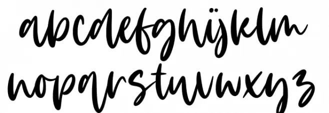 Rabioten Font LOWERCASE