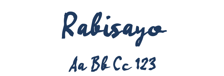 Rabisayo Font Preview
