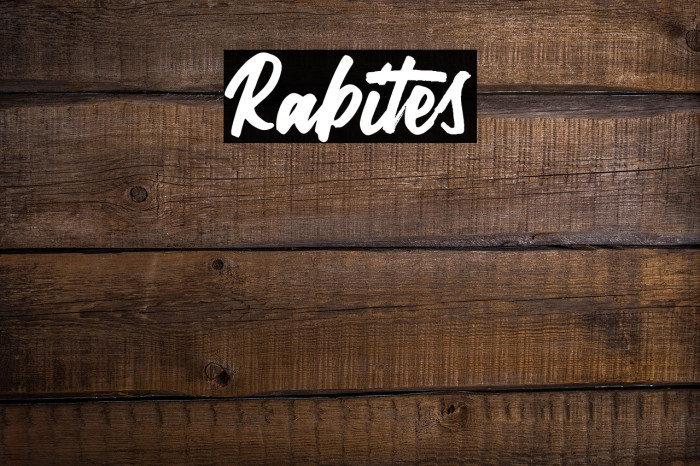Rabites Font examples