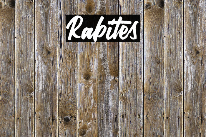 Rabites Font examples