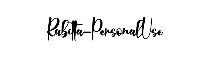Rabitta - Personal Use  Frei Schriftart Herunterladen