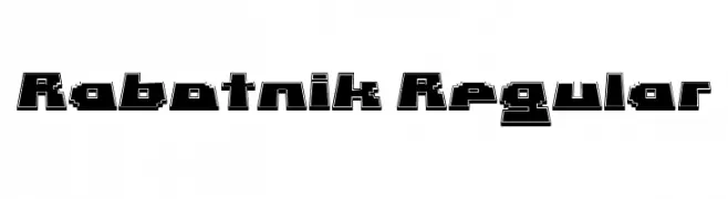 Rabotnik Regular  Frei Schriftart Herunterladen