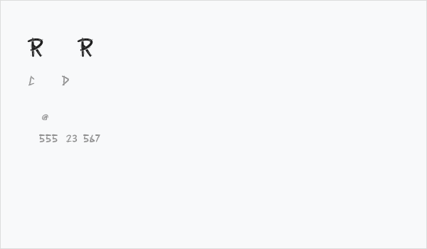 Rabsy Regular Business Card