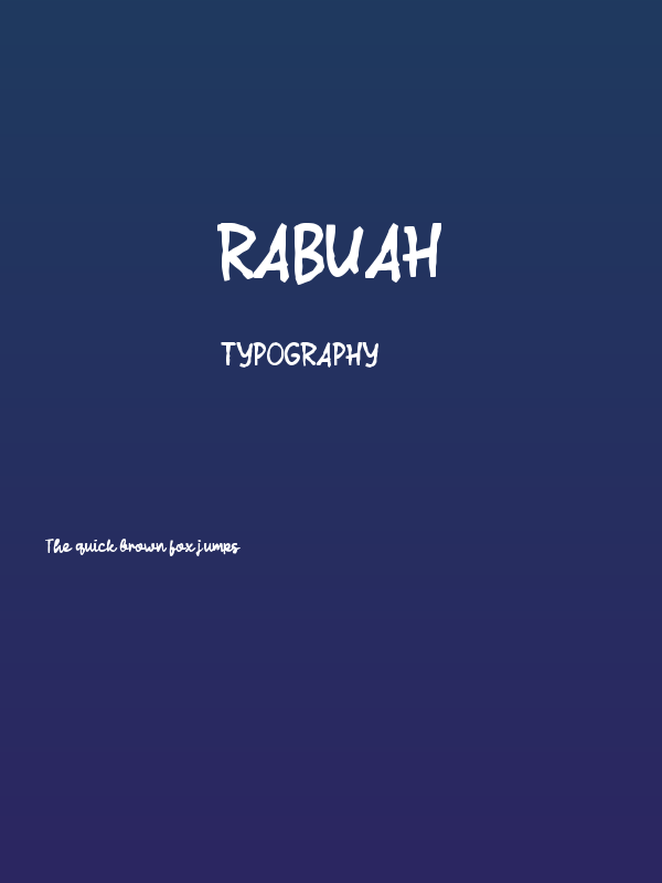 Rabuah Poster
