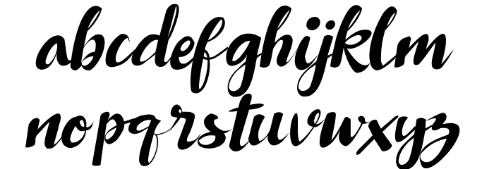 Rabusto Font LOWERCASE