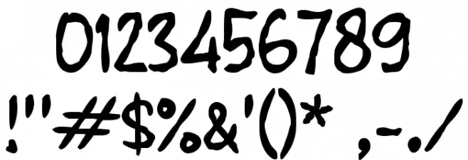 Rabuta Шрифта ДРУГИЕ символов