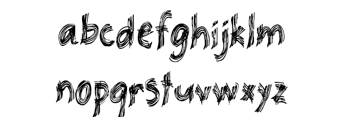 Racana Font LOWERCASE