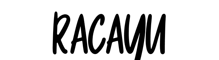 Racayu  Free Fonts Download