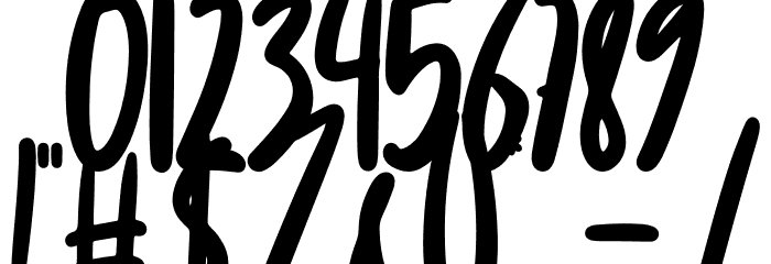 Racayu Font OTHER CHARS