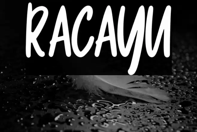 Racayu Caratteri examples