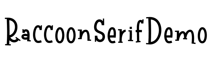 Raccoon Serif Demo  لخطوط تنزيل