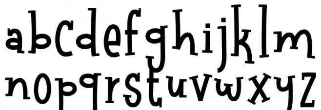 Raccoon Serif Demo Schriftart Kleinbuchstaben