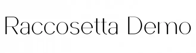 Raccosetta Demo  フリーフォントのダウンロード