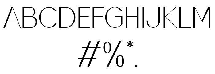 Raccosetta Demo Font OTHER CHARS