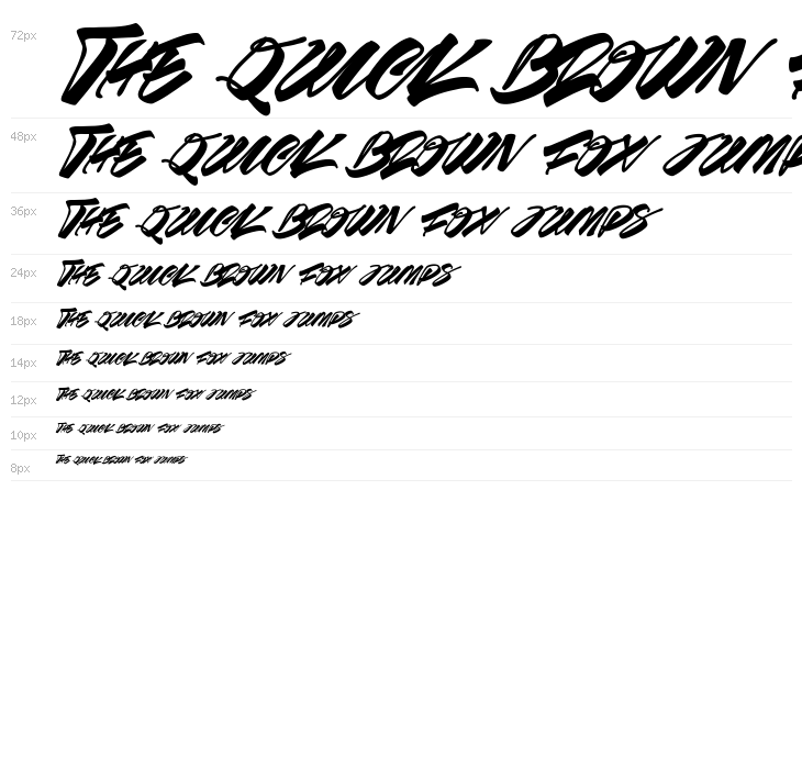 Race Fever Brush PERSONAL Waterfall