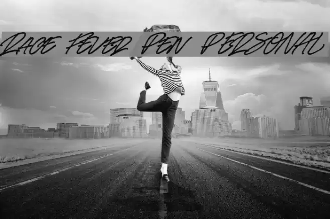 Race Fever Pen PERSONAL Font examples