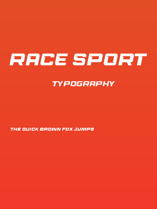 Race Sport Poster