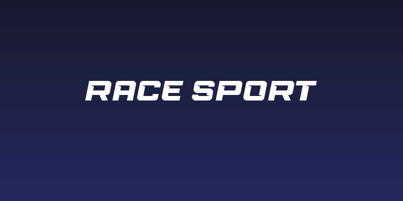 Race Sport Social Header