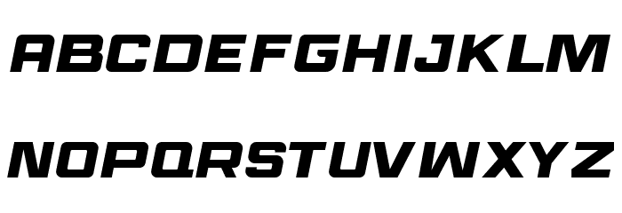 Race Sport Font LOWERCASE