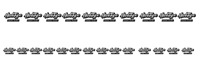 Race Stripe Demo Font OTHER CHARS