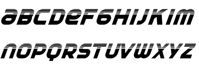 Race Stripe Demo Font LOWERCASE