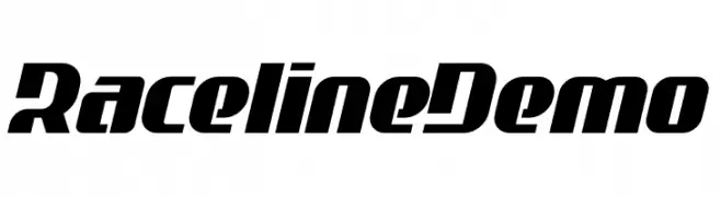 Raceline Demo  Скачать бесплатные шрифты