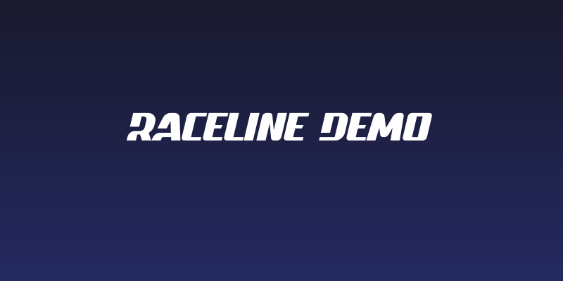 Raceline Demo Social Header