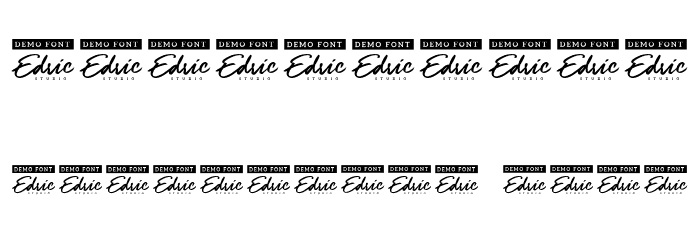 Racemate Demo Italic Font OTHER CHARS