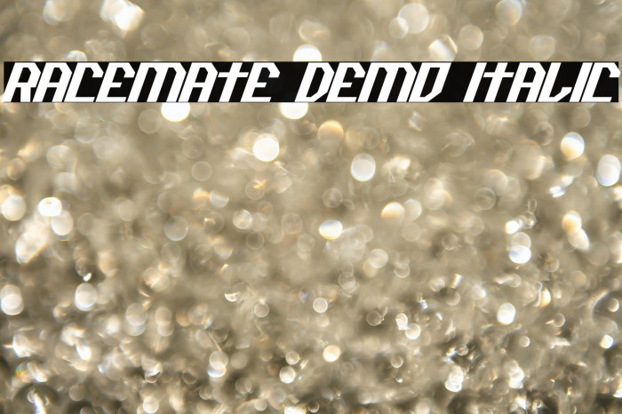 Racemate Demo Italic Example 2