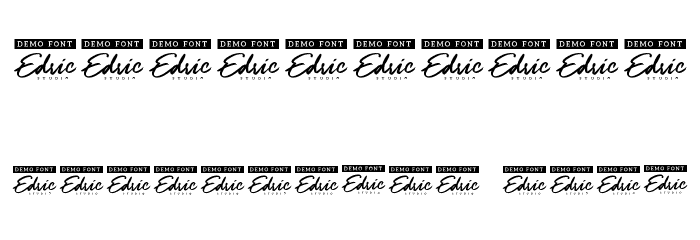 Racemate Demo Outline Font OTHER CHARS