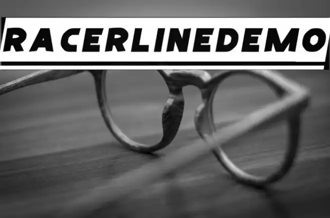 RacerLineDemo Font examples