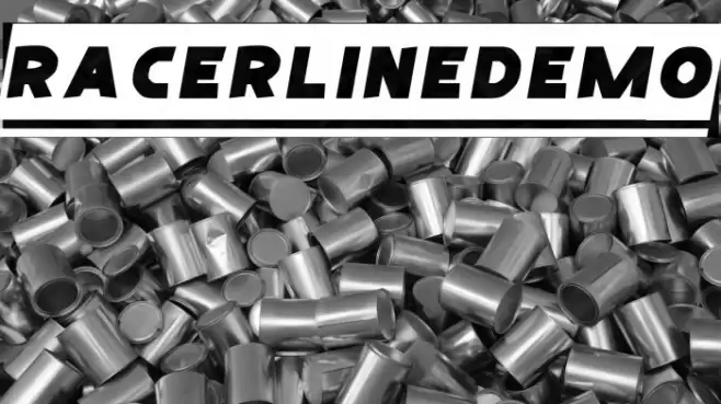 RacerLineDemo Font examples