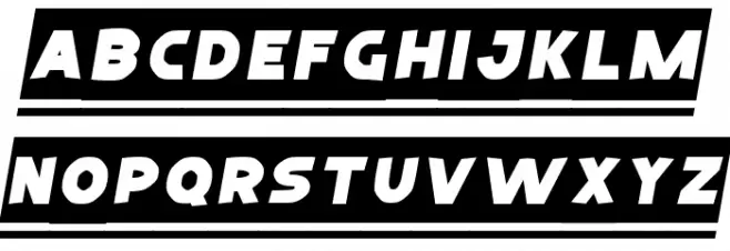 RacerLineDemo Font LOWERCASE