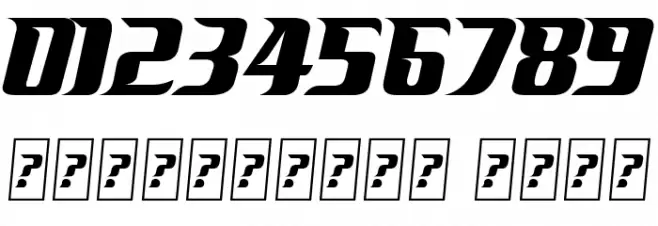 Racesky Font OTHER CHARS