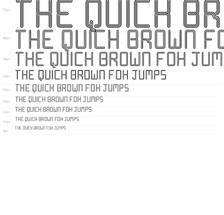 Racetrack Stencil Waterfall