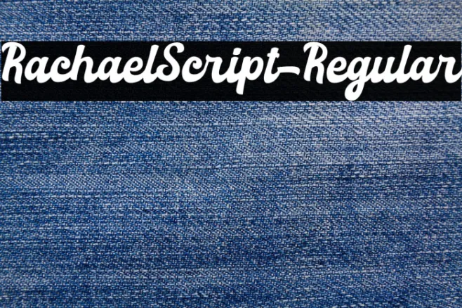 RachaelScript-Regular Example 1